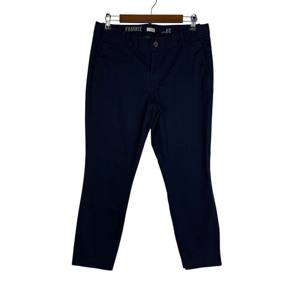 J. Crew Frankie Chino Pant size 12 Navy - Picture 1 of 5